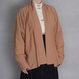 漫春雪汉服【露微】飞机袖 宋制对襟短衫春秋外搭 日常通勤