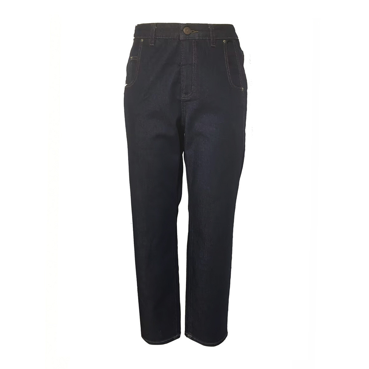 Siego西蔻经典深色牛仔蓝保色洗原色牛仔阔腿裤64521223