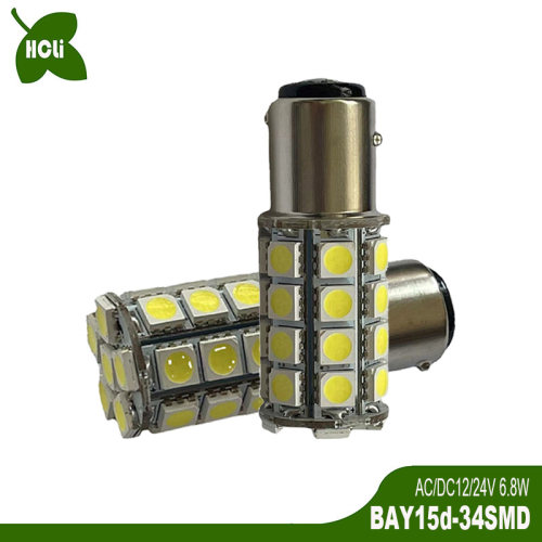 BAY15D刹车灯P21/5W24V灯泡HCLi