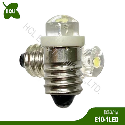 DC6.3V 6V E10 LED螺口灯泡 信号灯 手电筒 应急灯 手提灯LED光源