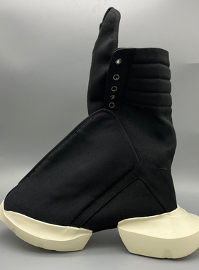 Rick RO马蹄靴子高帮鞋厚底高跟新款黑色暗黑先锋高街春季 潮鞋