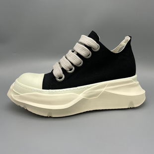 带低帮鞋 底宽鞋 副线新款 暗黑先锋高街厚底 Rick 男女同款 RO双层鞋