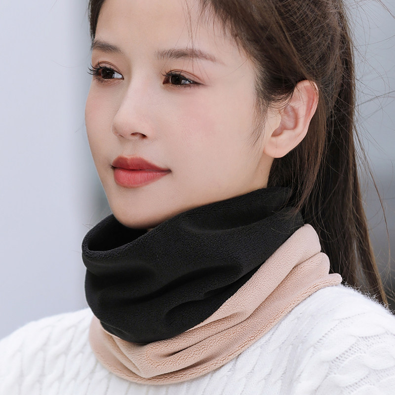 加绒加厚】冬季围脖女士韩版百搭