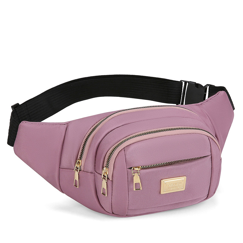 大容量腰包男士工地干活用加厚耐磨多功能旅游跑步手机袋斜挎包女