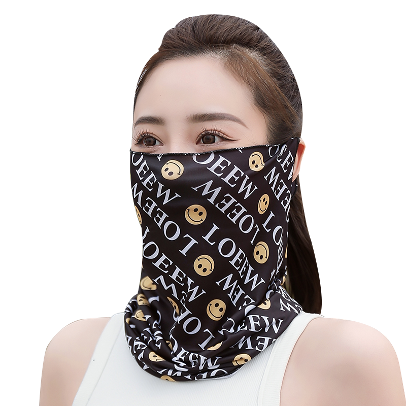 冰丝防晒面罩骑行女男士魔术头巾