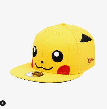 newera纽亦华潮牌韩国童装代购2024夏儿童韩版卡通皮卡丘帽子5505