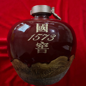 景德镇陶瓷空酒瓶10斤装个人收藏空酒瓶装饰品摆件1973小酒壶酒具