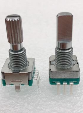 EC11型旋转5脚编码器带按键20定位30定位功放音量 电磁炉温度调节