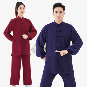 武当太极服练功服新款夏天亚麻