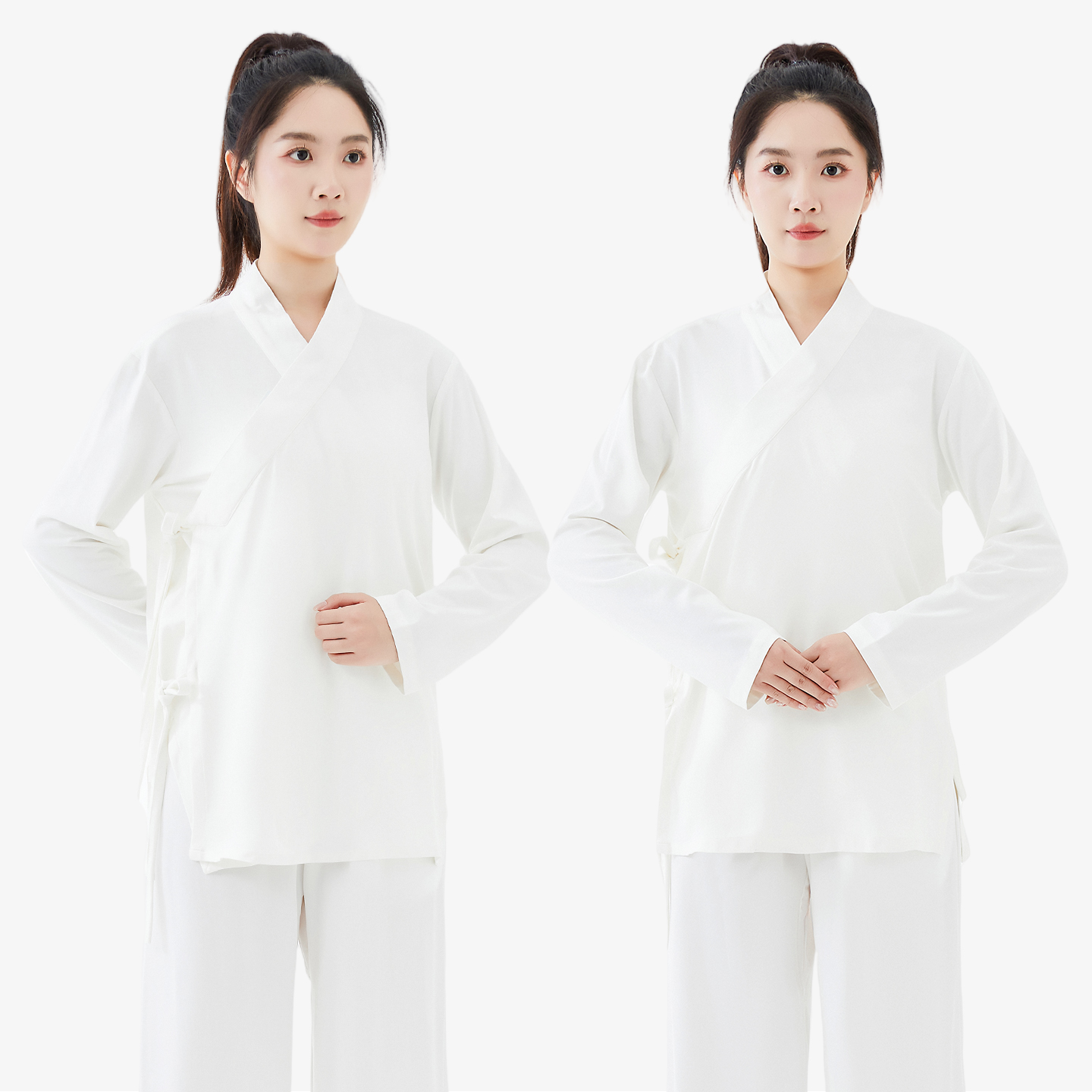 汉服内搭打底衫武当道袍里衣练功太极服改良贴身上衣男女款内衣服