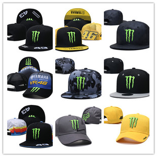 魔爪川崎帽子46男女摩托车车队机车鸭舌帽骑行赛车遮阳帽棒球帽