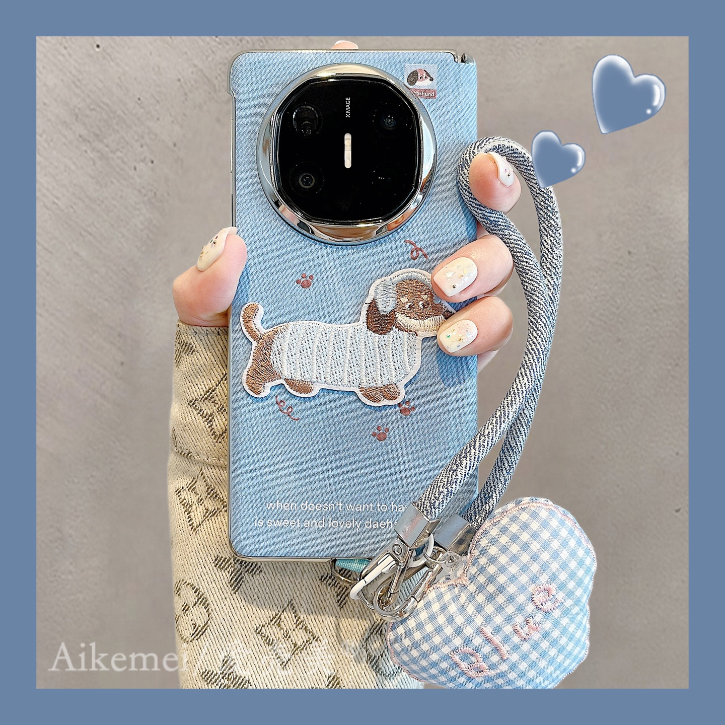 适用华为mateX6典藏版卡通手机壳