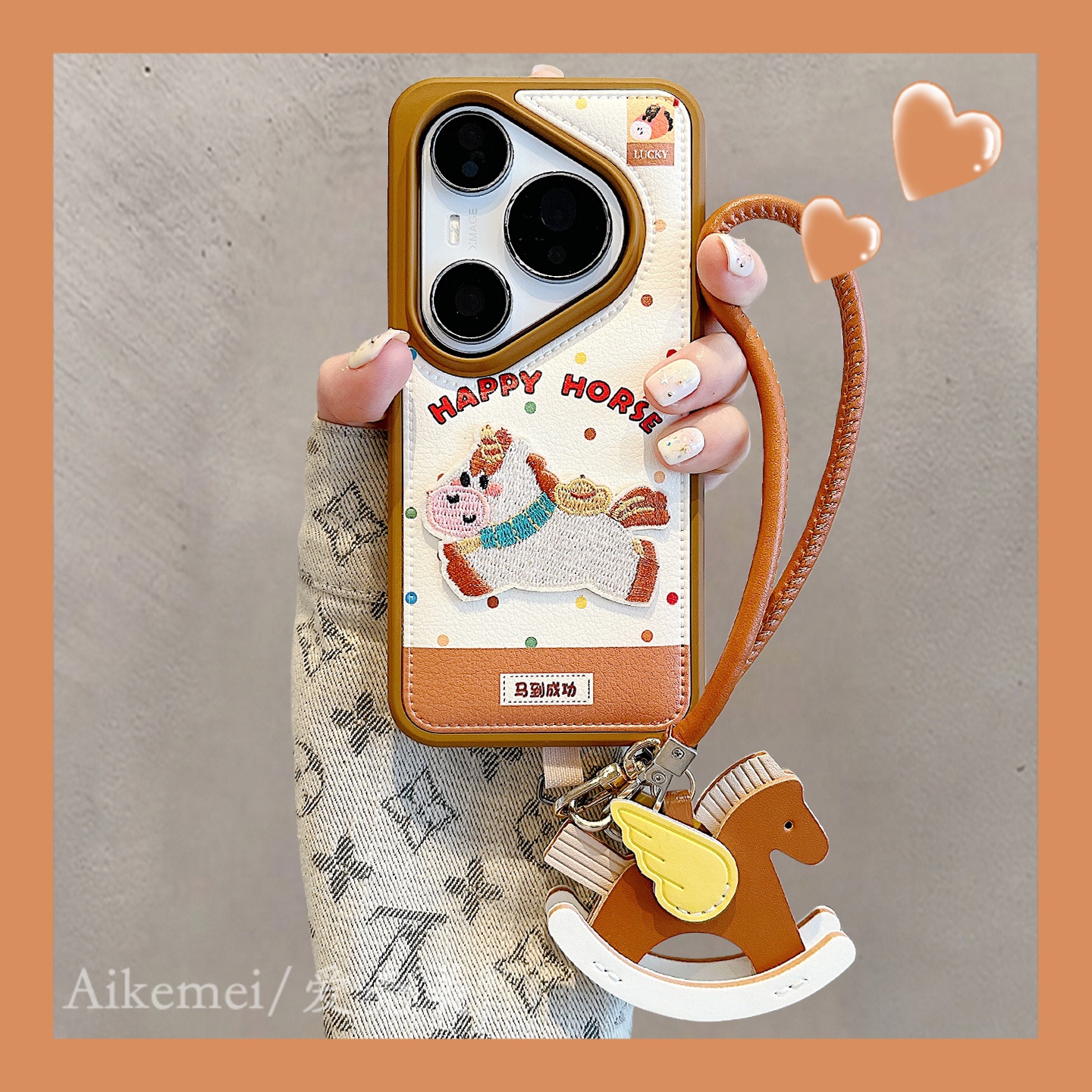 适用华为pura80pro+卡通手机壳女