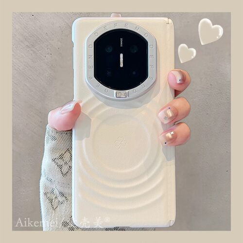 适用华为mateX7典藏波漾纹手机壳