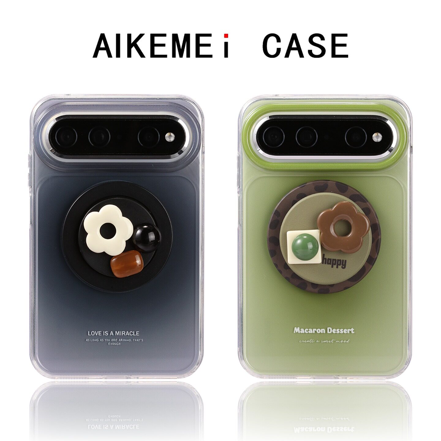 适用华为PuraXView阔直板手机壳Mate90/80ProMax墨绿色深灰晕染mate70/60pro宝石花朵磁吸支架pura90promax女
