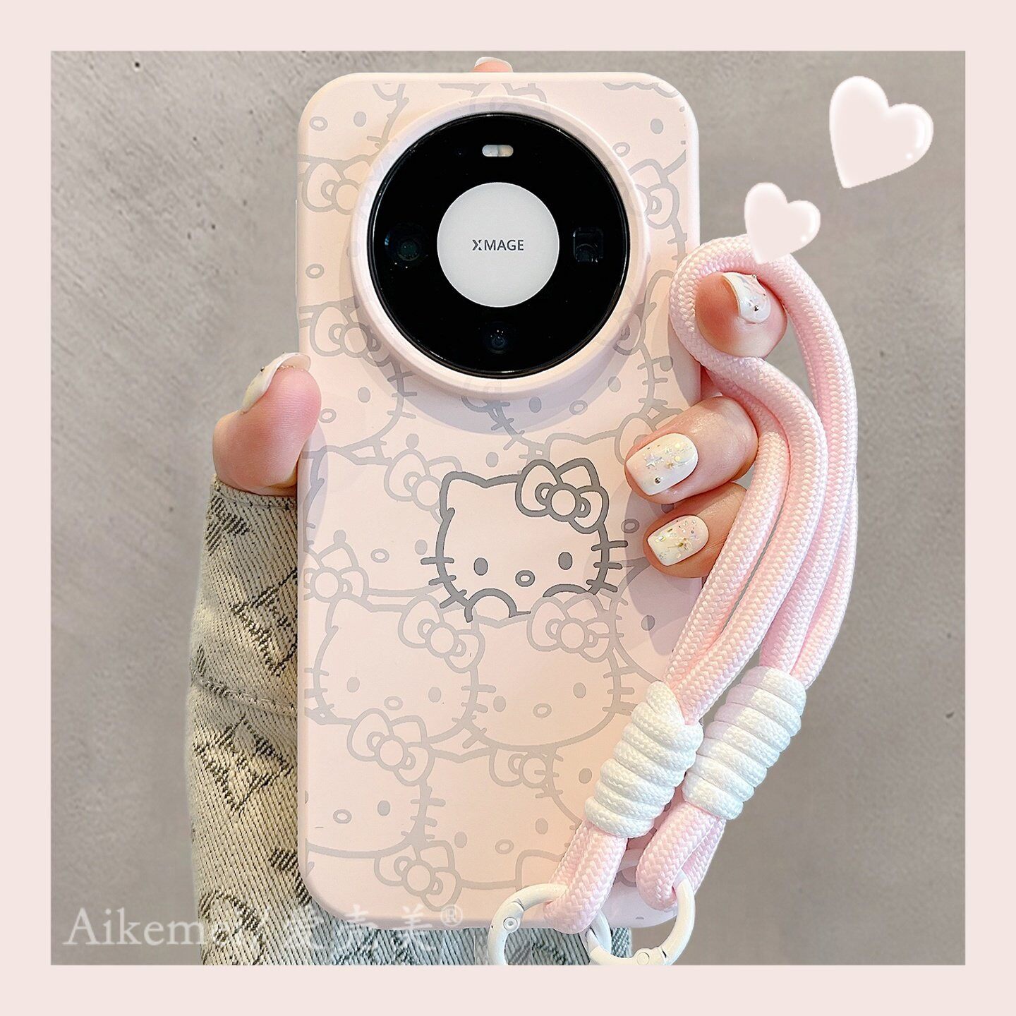 适用华为mate80promax手机壳mate70pro可爱粉底