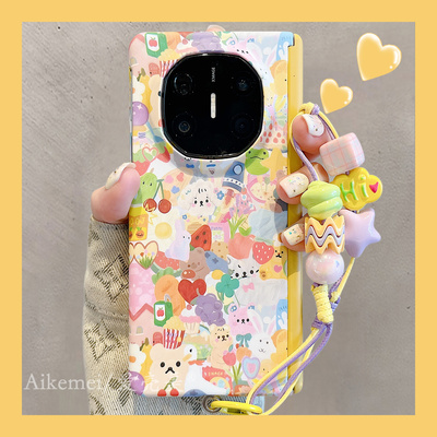 适用华为mateX7典藏版卡通手机壳