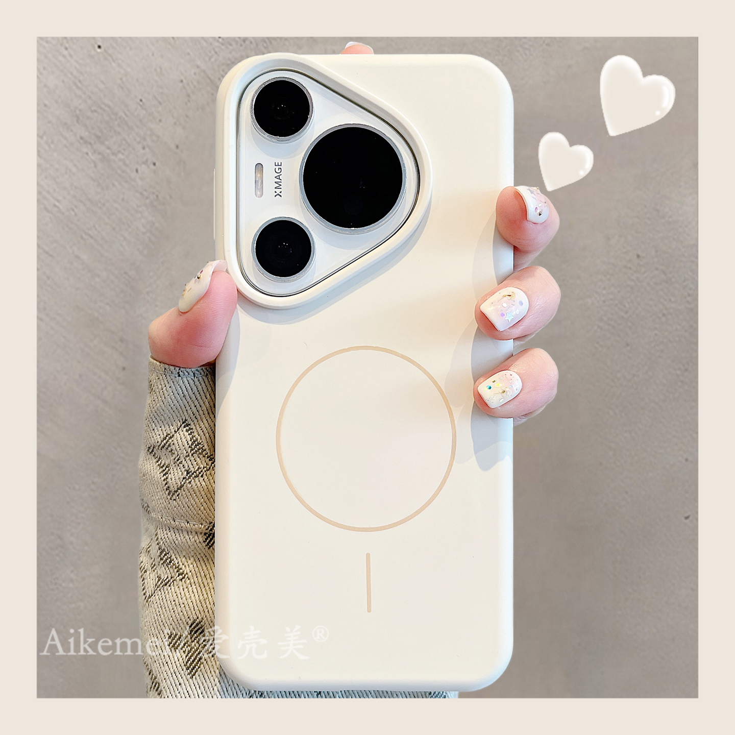 适用华为pura80pro+简约手机壳女