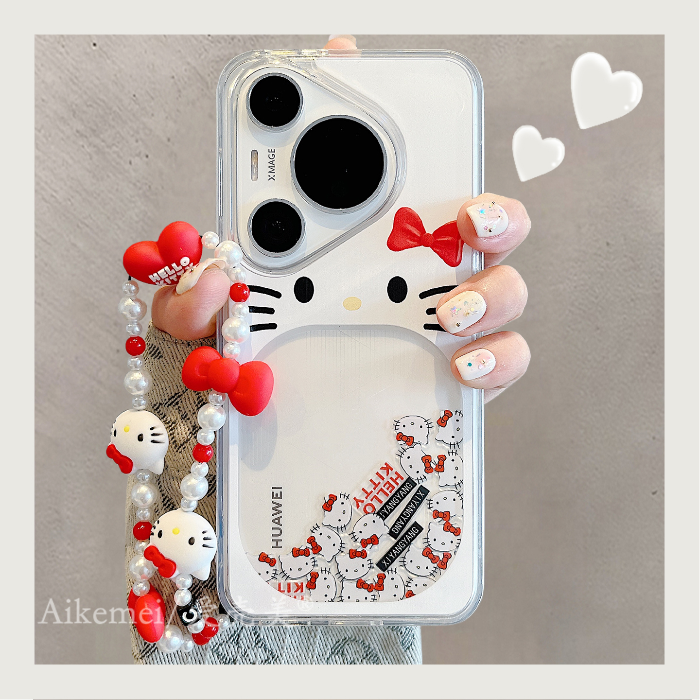 适用华为pura70pro+卡通手机壳女