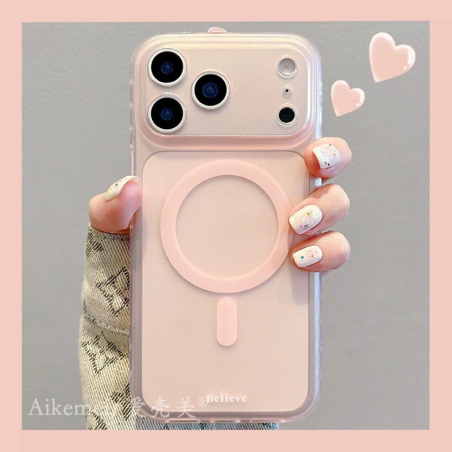 适用iPhone17promax磁吸手机壳女图片
