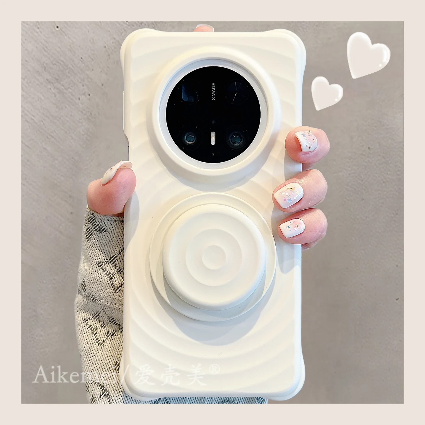 适用华为mate70pro+手机壳马卡龙纯色mate80promax波漾纹磁吸支架mate60pro液态硅胶pura80/70pro+防摔男女款