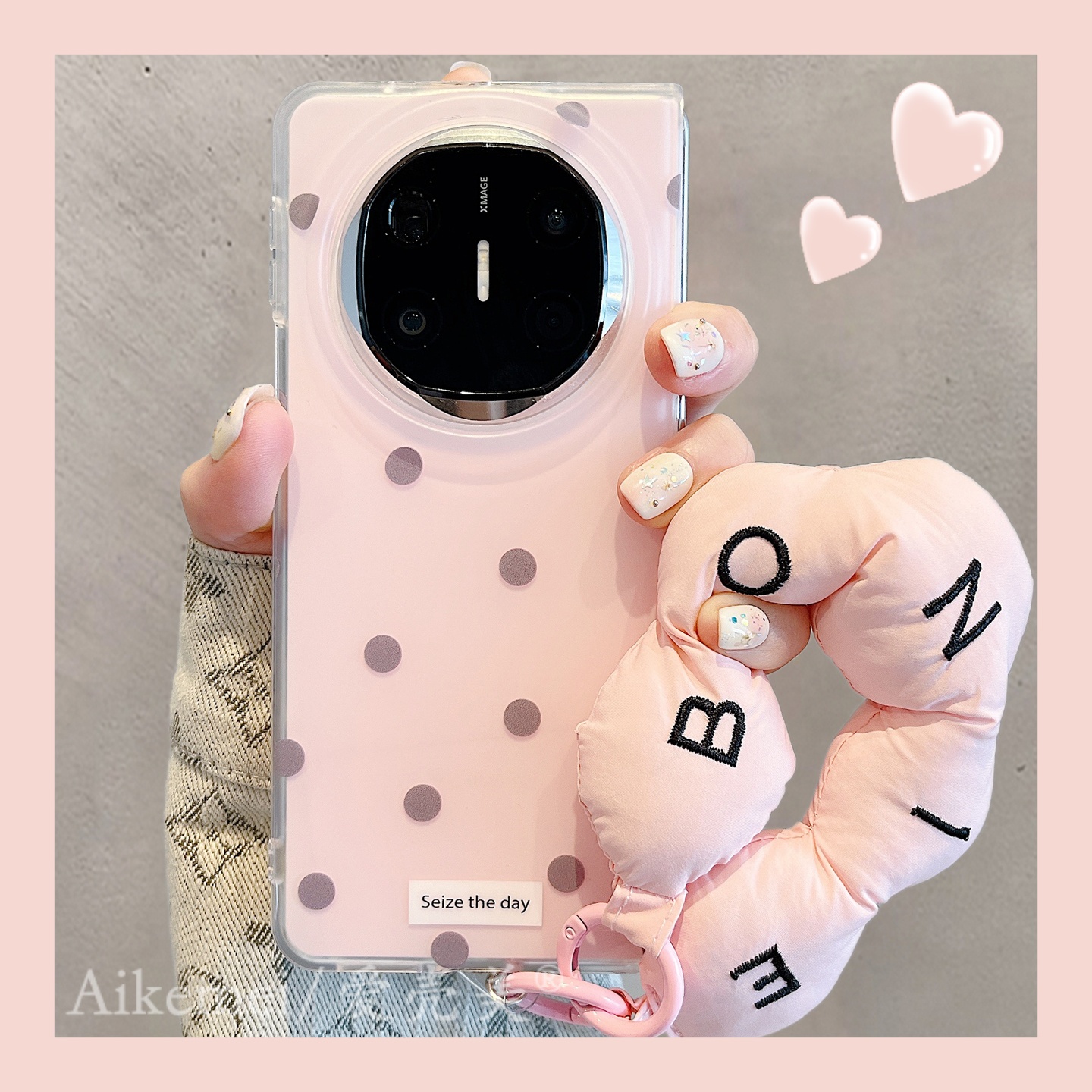 适用华为mateX6典藏版波点手机壳