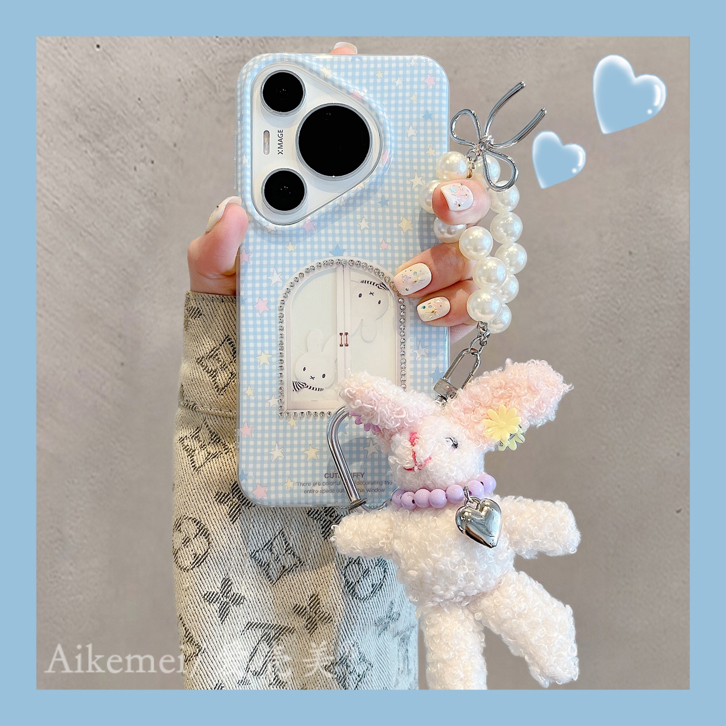 适用华为pura80pro+卡通手机壳女