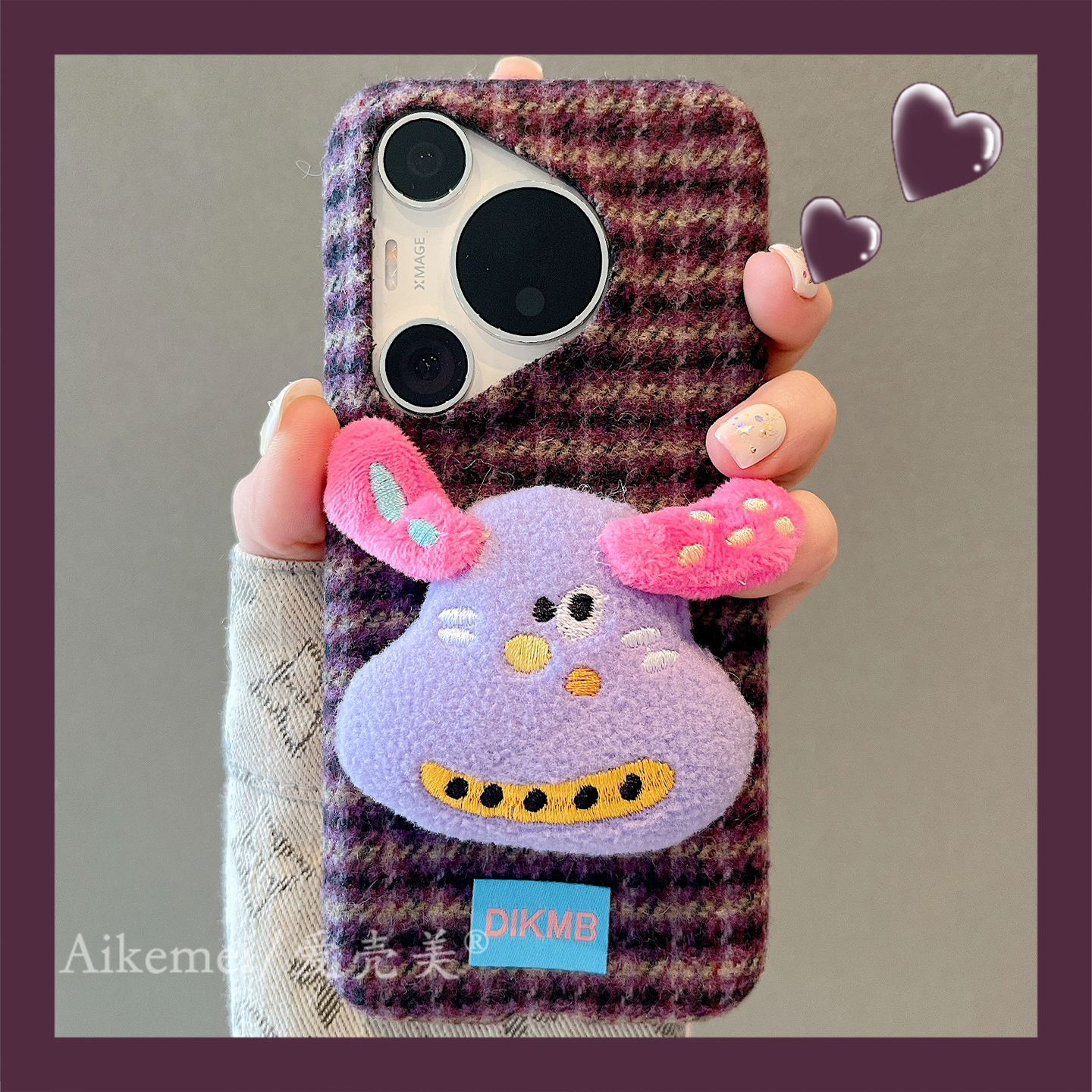 适用华为pura80pro+卡通手机壳女