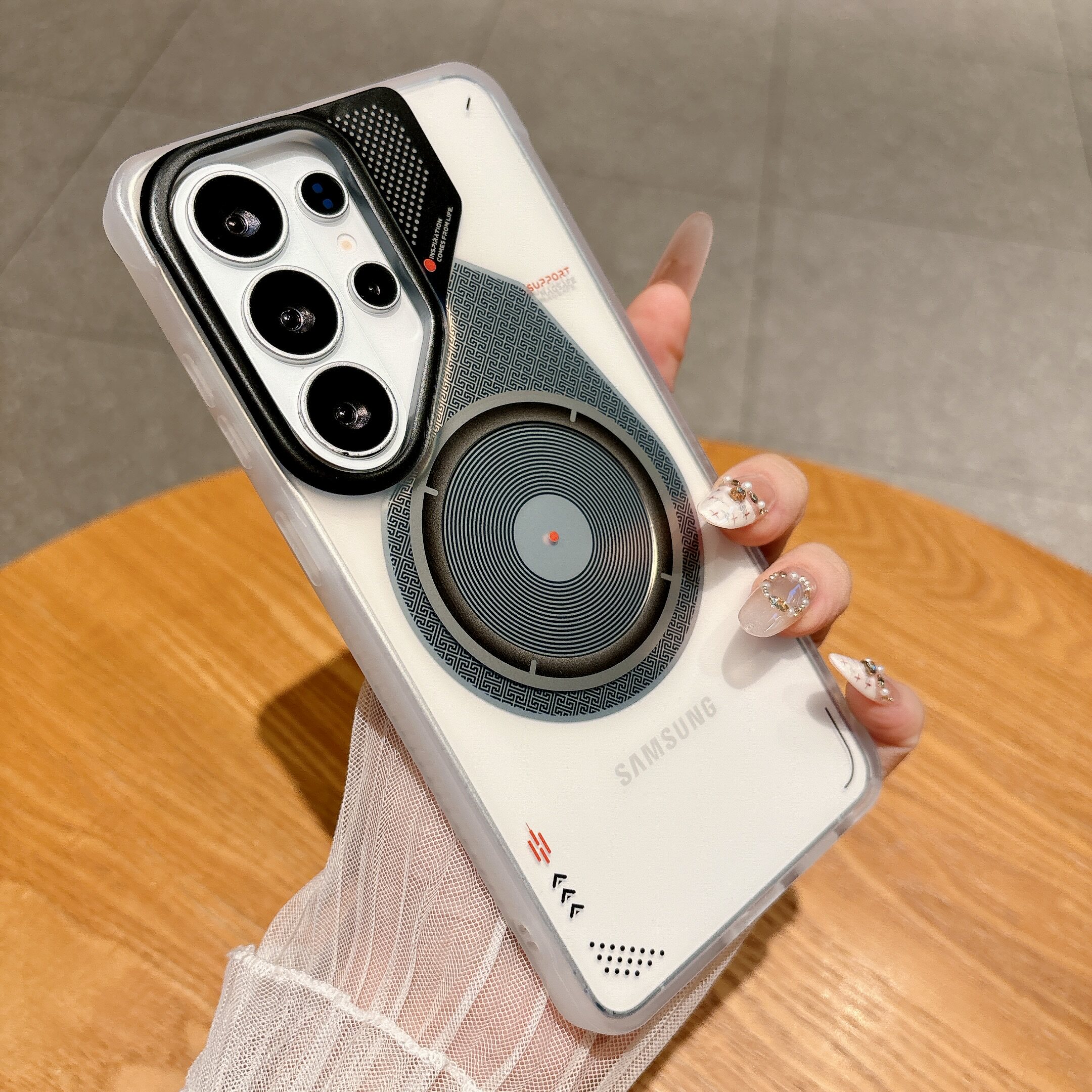 适用于三星galaxy s26ultra手机壳磁吸新款高级感男士s24ultra外壳独特透明女款磨砂散热s25ultra专用壳高端