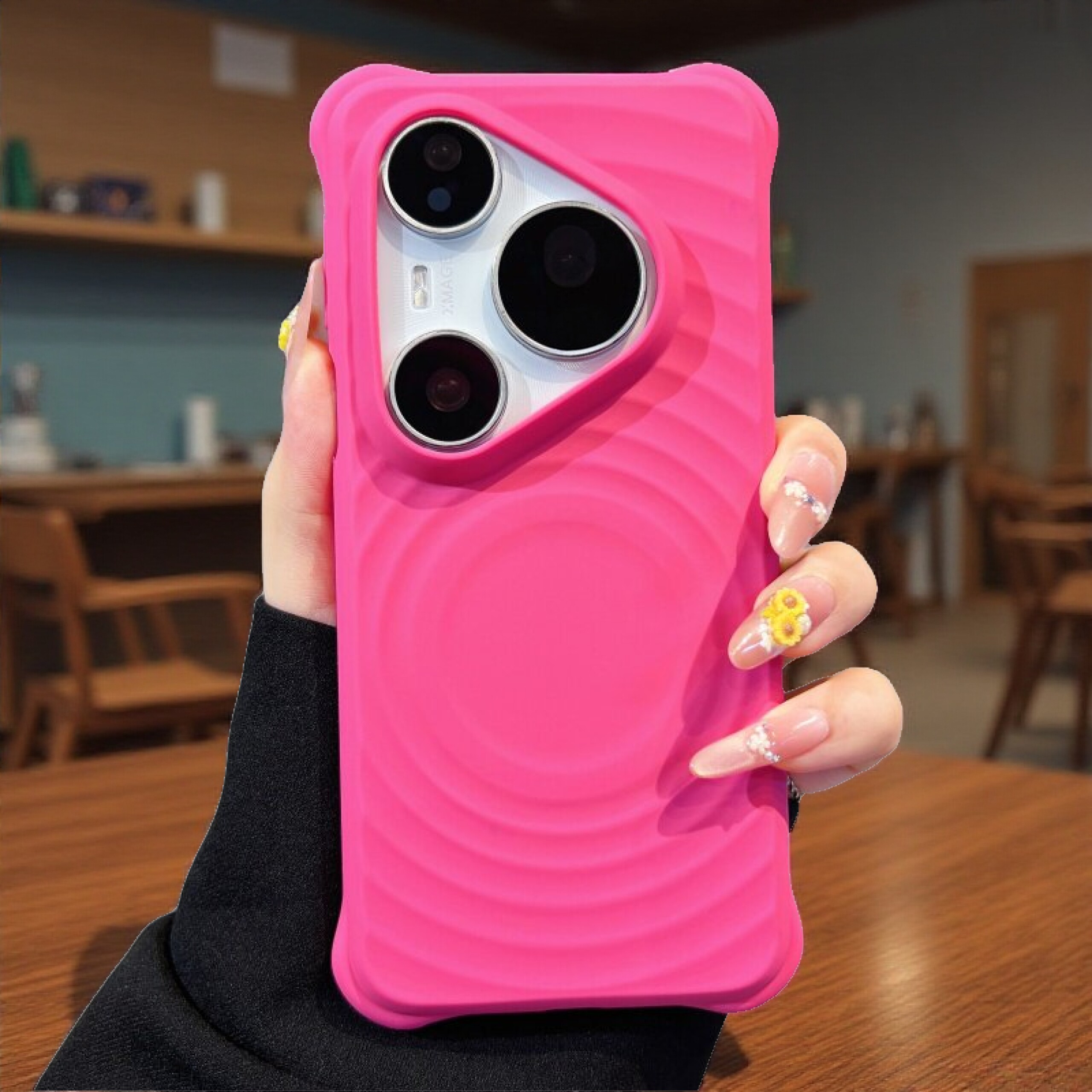 适用于华为pura90外壳新款女防摔波漾液态硅胶pura90pro max手机壳p80pro十保护套磁吸ultra高级感女生超好看