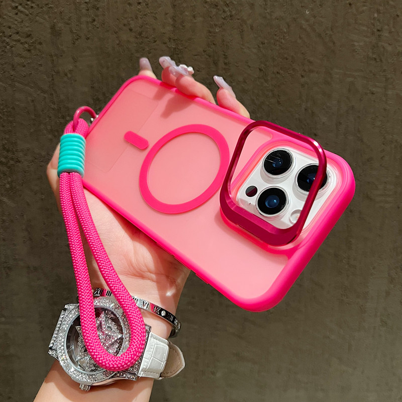 适用于苹果16promax手机壳超好看2025新款女生iphone15保护套磁吸透明带挂绳14plus防摔手感好12磨砂13外壳男