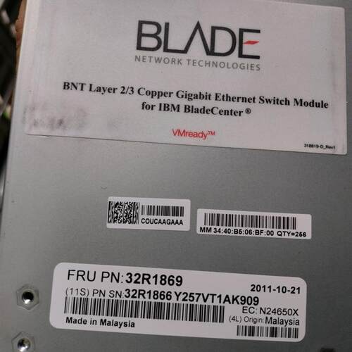 IBM 6口网络交换模块32R1869 32R1860 26K6524 26K6526 46M6151
