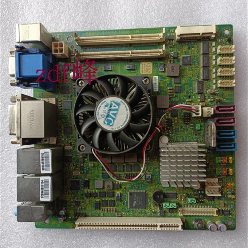 微星MS-9887-010/MS-9887 VER1.2 IM-QM67台式电脑工控主板双网卡