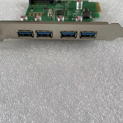 西霸FG-EU306B-V台式机PCI-E4口USB3.0扩展卡NEC芯片E3-PCE201-V2