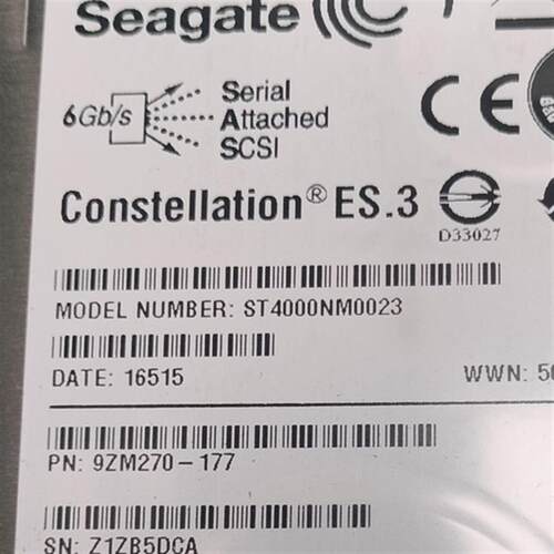 02359093   4TB 7.2K 3.5  S5500T S2600T 4TB 7.2K 3.5 SAS 硬盘