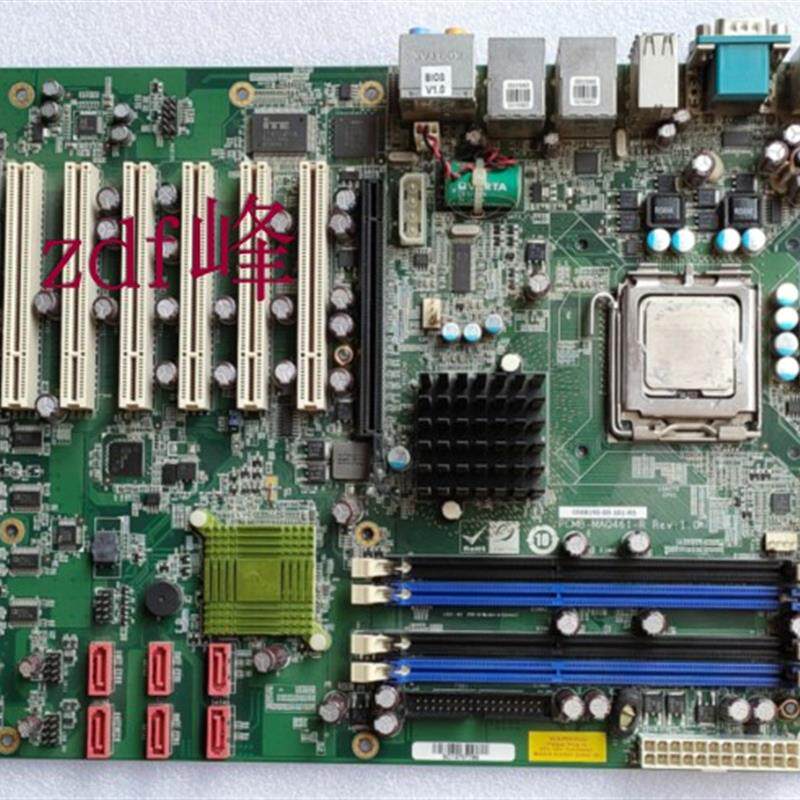 威达PCMB-MAQ461-R Rev:1.0 775针台式电脑工控机主板双网卡 DDR3