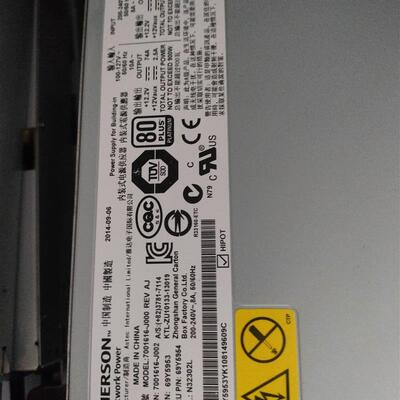 原装IBM X3750 M4 X3850 X3950X6服务器1400W电源69Y5954 69Y5953