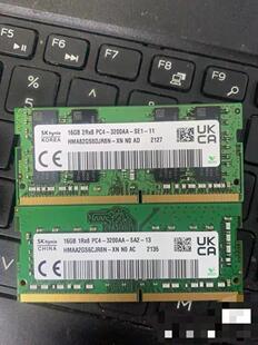 3200AA 1RX8 DDR4笔记本内存HMAA2GS6CJR8N PC4 SK海力士16G