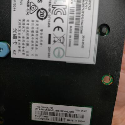 IBM 3650m4 板载原装拆机 EMULEX 10GB 双口光纤万兆网卡 00Y7731