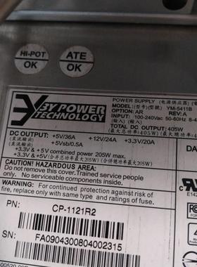 3Y电源 YM-5411B 9274CPSU-0010/CP-1121R2 磁盘存储 电源模块