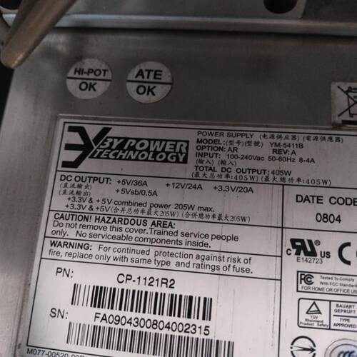 3Y电源 YM-5411B 9274CPSU-0010/CP-1121R2 磁盘存储 电源模块