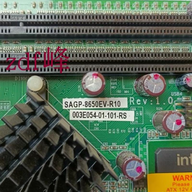 威达SAGP-8650EV-R10 Rev:1.0电脑工控机主板配送CPU单网口 包好