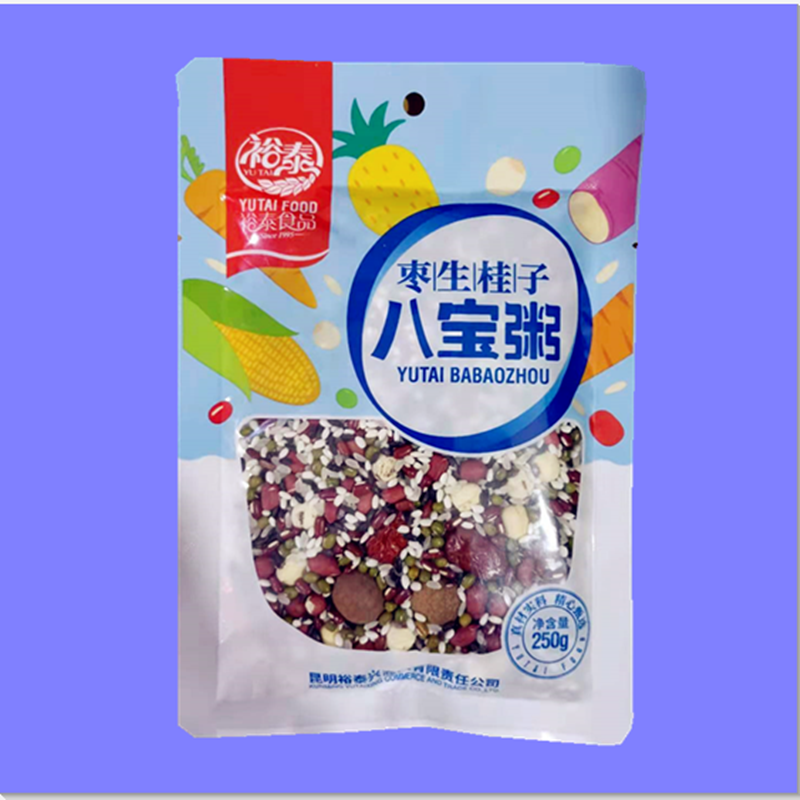 云南裕泰枣生桂子八宝粥250克*5袋五谷杂粮粥营养早餐粥煮粥包邮