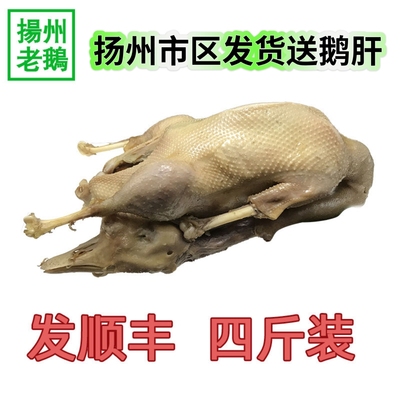 正宗扬州老鹅盐水鹅扬州特产大鹅整只当天现做黄珏老鹅卤鹅肉熟食