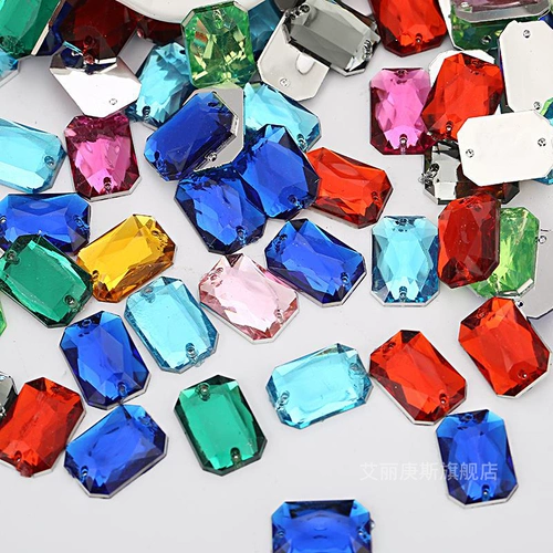 Набор материалов ручной работы, акриловый прямоугольный аксессуар, «сделай сам», 14mm, 100 шт