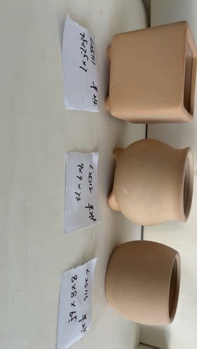 陶瓷花盆手绘粗陶创意涂鸦教学花盆绘画儿童智益玩具绿植物盆