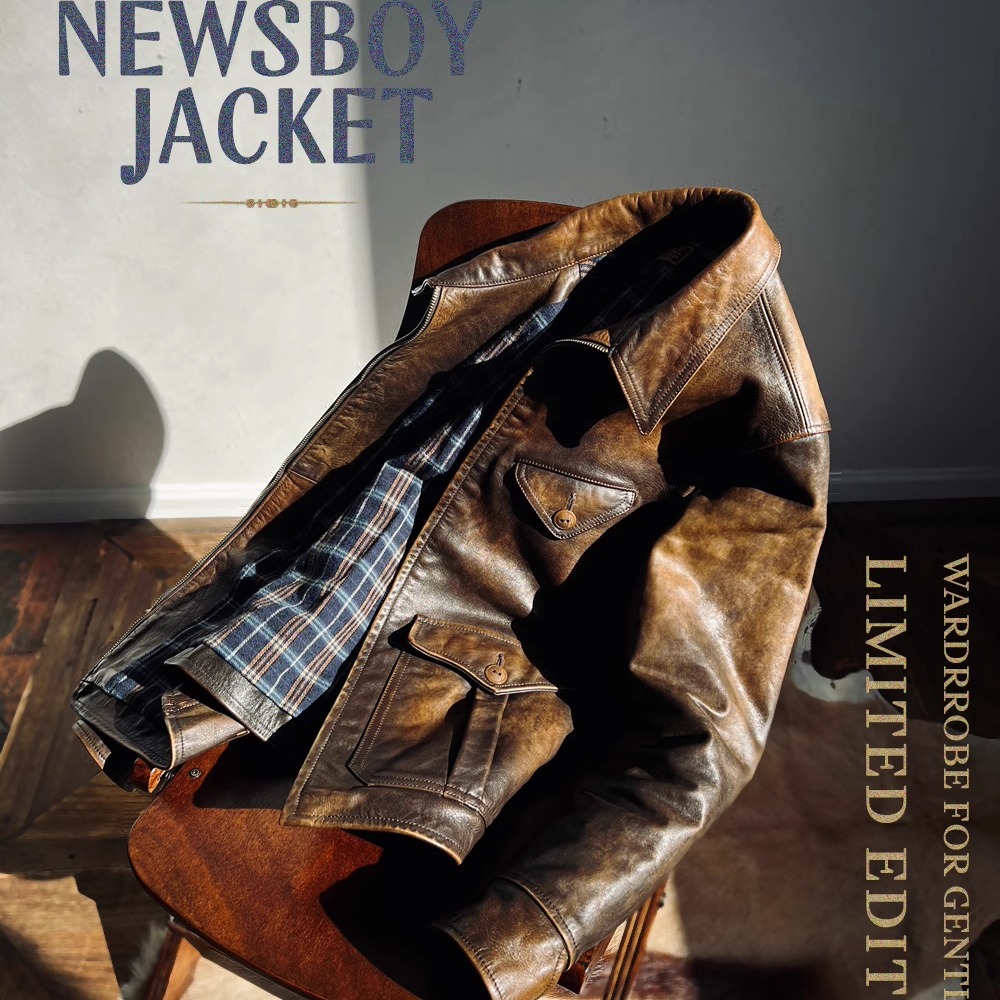 巅峰系列经典重现RRL报童夹克