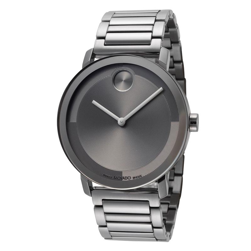 代购Movado摩凡陀男士腕表计时夜光日期防刮金属钢带防水圆形