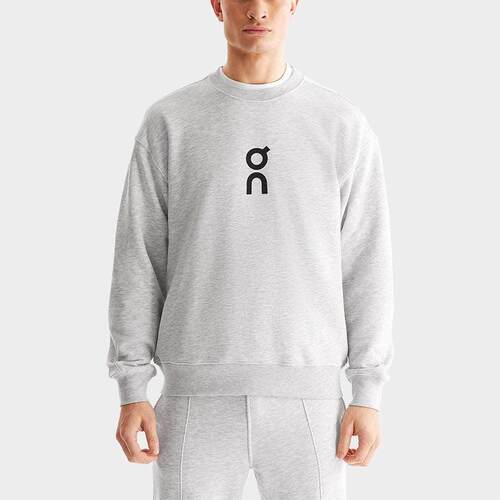 海外代购ON/昂跑男士运动卫衣柔软舒适亲肤透气宽松版圆领