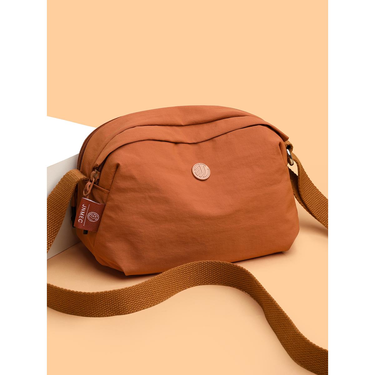 牛津布新款枕头包女精致小巧斜挎包尼龙帆布百搭小包包单肩休闲包